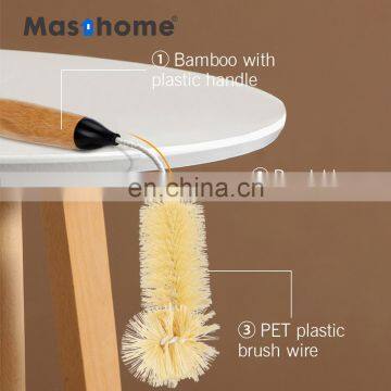 Masthom High Quality Durable Bamboo Handle Hot Sale Bottle Brush For Kinds of Bottle photo-6