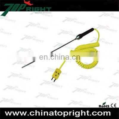 Reduced Tip Penetration Pt100 Handle Thermocouple Rtd Temperature Sensor