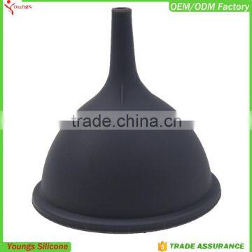 China supplier silicone kitchen tools wide mouth funnel jam funnel cooking funnel