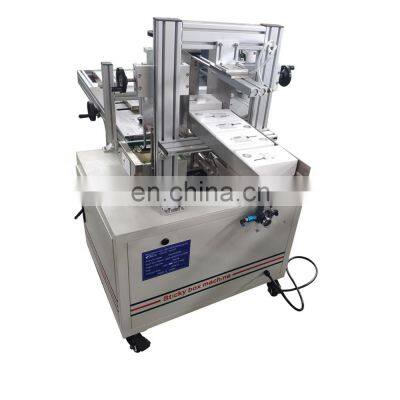 Semi automatic facial tissue box packing machine