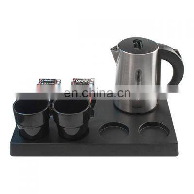 Honeyson hospitality welcome tray sets and low wattage metal electric kettle