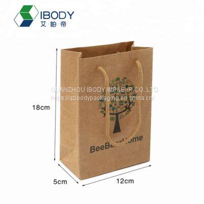 Manufacture Direct Cheap Customized Logo Stock Gift White Paper Carry Bags With Handles for Shopping photo-3