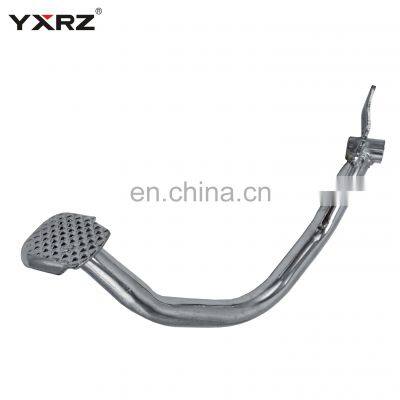 Factory manufacture CNC silver aluminum rear foot pedal lever wheel AX100 motorcycle brake pedal