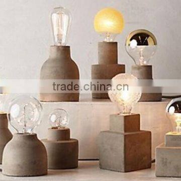 Vintage Cement Table Lamp