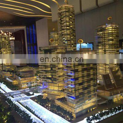 3d architecture rendering model for design presentation