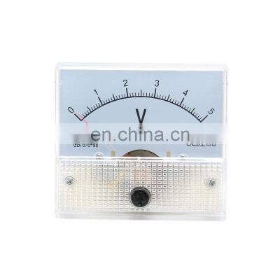 DC Analog Pointer Voltage Meter Panel 5V 10V 15V 20V 30V 50V 100V 200V 300V Gauge Voltage Mechanical Voltage Meters