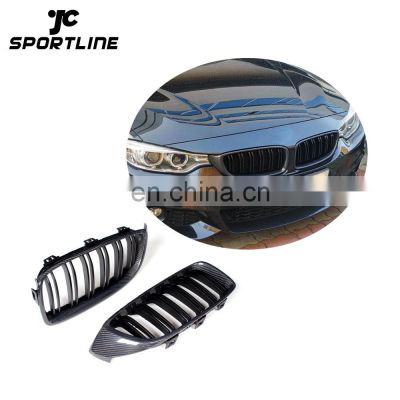 F32 Carbon Fiber Mesh Grill Kidney for BMW F32 428I 435I 2014-2015