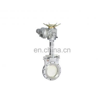 Tyco China Manufacturer  Electric Knife Motor Operated Gate Valve