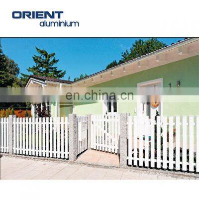 Courtyard aluminum fence decorative picket black fencing