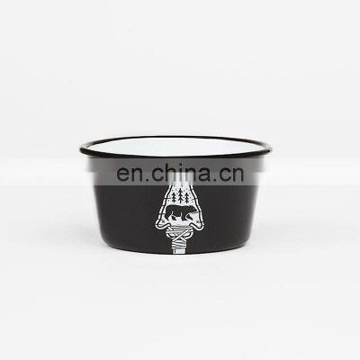Hot Sale Full Color Printing Promotional Metal Enamel Ice Coated Bowl photo-4