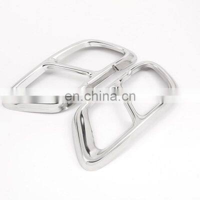 Chrome Stainless Steel Car Exhaust Pipe Cover Trim For BMW X5 G05 X7 G07 2019 Year Model Accessories