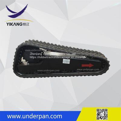6-10 Ton Cane Harvester Parts Rubber Track Undercarriage From China Chassis Manufacturer photo-4