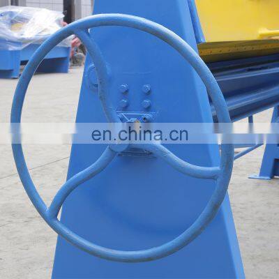 Factory Manual 1mm, 2mm Steel Plate Bender , 1.5m 2m 3m Hand Sheet Metal Press Brake photo-4