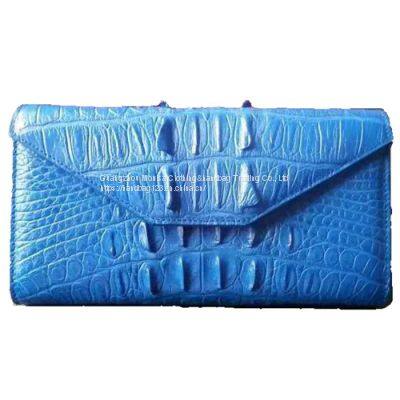 Large-Capacity Crocodile Leather Wallet Women's Long Section 2022 New Women's Leather Handbag Multifunctional Wallet photo-2