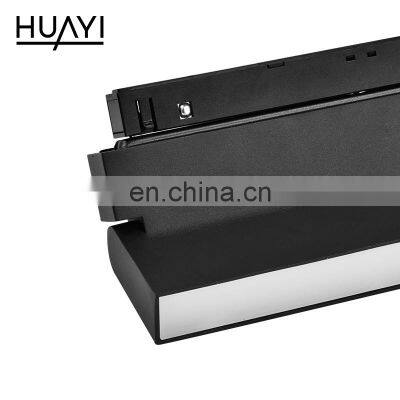 HUAYI Wholesale Price Modern Flood Lamp Clothing Shop 6w 12w Magnetic LED Track Light photo-2