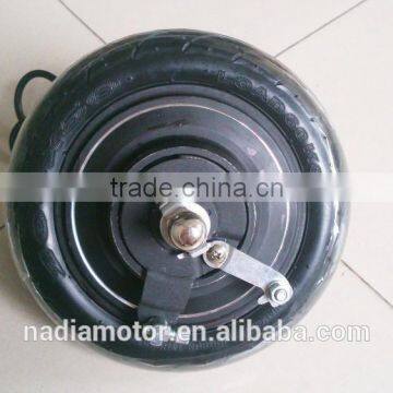 8 Inch Brushless Gearless Electric Scooter Motor Hub Motor Brushless Hub Motor Gearless Hub With Braking Device photo-3