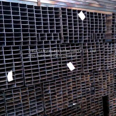 Black Square and Rectangular Welded Steel Pipe Hollow Sections photo-2