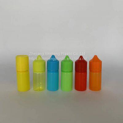 Colorful 30ml Short V3 E-liquid Bottle Childproof Flat Cap Squeeze Plastic Pet E-juice Vape Oil Dropper Bottle photo-3