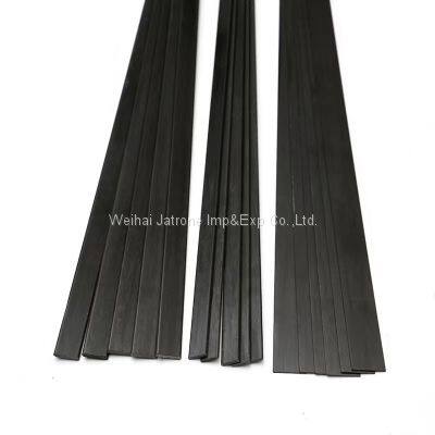 Fiberglass Strips Carbon fiber flat bars 5x20mm Carbon Fiber Flat Strips