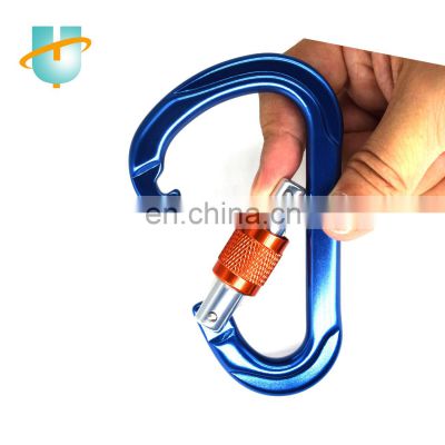 2020 new high quality hiking 25kn mountain climbing aluminum snap carabiner hook