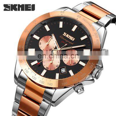 9259 skmei quartz watch for men Watch Set Wristwatch Blank Stainless Steel Quartz Women