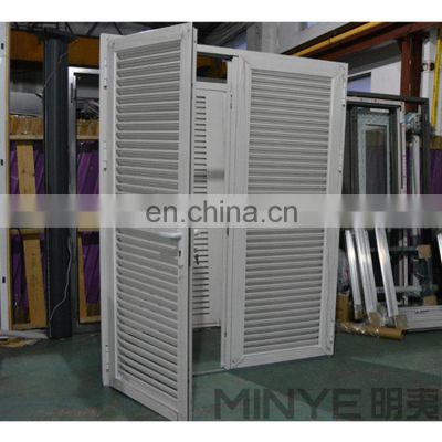 New 50 series aluminum alloy fixed louver door inside opening