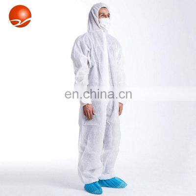 Cheap Pe Wear Pack Coverall Insulated Non Woven Disposable Coveralls For Men photo-2