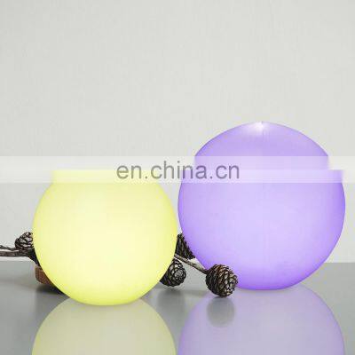 Floating LED Small Swimming Pool Lighting Ball 16 Colors Waterproof IP68 LED Decoration RGB LED Glowing Ball LED solar ball light Holiday Lighting