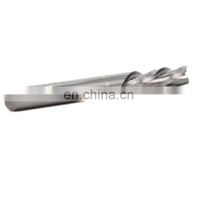 LIVTER Tungsten steel one-piece alloy 1/4 handle three-blade end mill solid carbide woodworking drilling and grooving