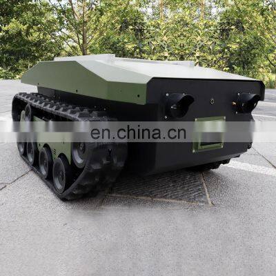 construction machinery parts rubber track chassis undercarriage sludge cleaning robot