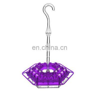New Style Window Water 2022 Updated Hanging Plastic Red Outdoor Hummingbird Feeder Hexagon photo-4