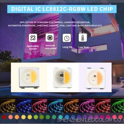 Buit-in 5050 RGBW RGBWW RGBNW WS2812B SK6812 Addressable LC8812B 5050 LED Chip photo-4