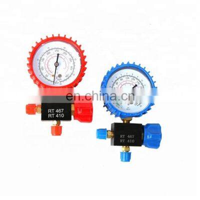 CT-466 ALA Aluminum Single Manifold Gauge Set HVAC Refrigeration System Auto Air Conditioner AC Charging Single Manifold Gauge photo-2