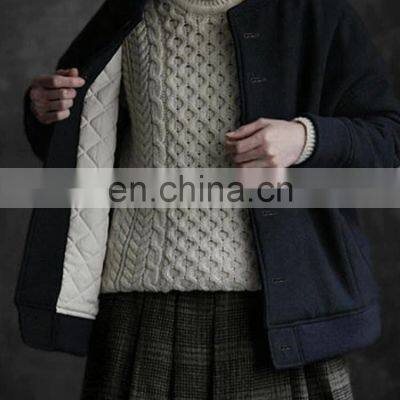 New Winter Wholesale Warm Padding Quilte Jacket Casual Women's Outdoor Stand Collar Sweatshirt Jacket Coats photo-3