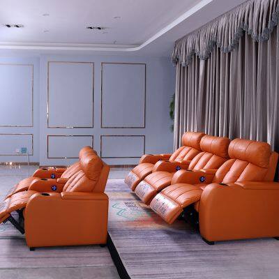 Софа для домашнего кинотеатра, интеллектуальная кабина с экономным пространством, многофункциональный электрический кинотеатр, софа для частной видео комнаты photo-2