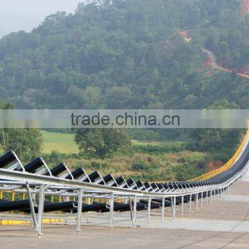 long distance curve belt conveyor belt with high quality and first-class service