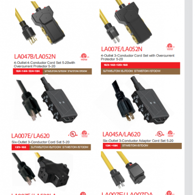 NEMA 5-20P / 5-20R Generator Extension Cords/Special Use photo-4