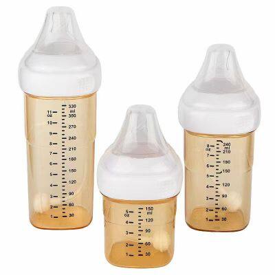 Baby feeding bottle pp bottle plastic bottle BPA free 300ml bottle OEMODM processing customized