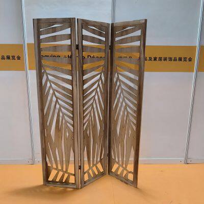 Carved Hollow-cut Wood Room Divider photo-4