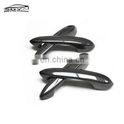 G20 G22 G23 Dry Carbon Fiber Door Handle Grip Cover For BMW 3 Series G20 4 Series G22 G23 photo-5