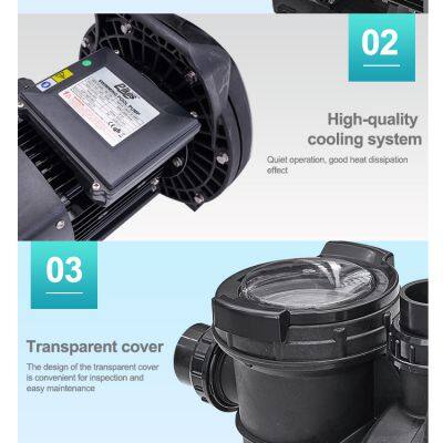 High Quality Commercial Electric High Speed 1.5hp 2hp 3hp Swimming Pool Water Pump photo-4