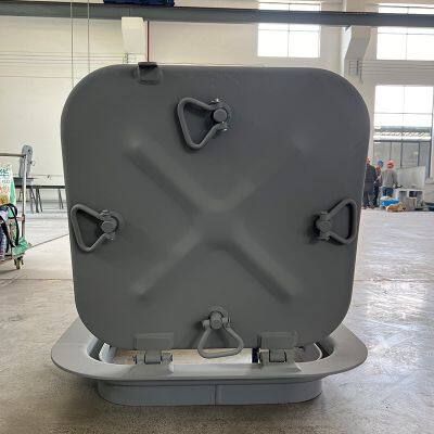 Steel Sunk Watertight Hatch Cover Light Weight Good Tightness Marine Boat Hatch Cover photo-5