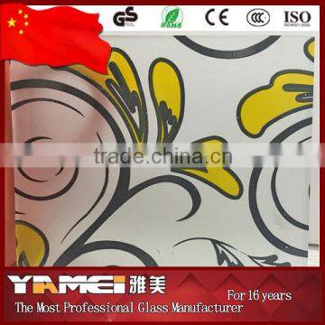 2016 new design HOT SELL silkscreen printing glass
