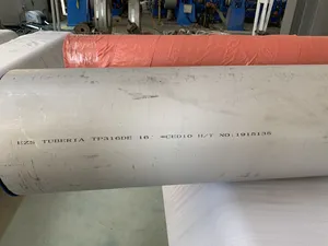 Precio mínimo del fabricante de tubería de acero soldado inoxidable de la serie 300 para uso en la construcción y la industria ligera. Venta directa de la fábrica