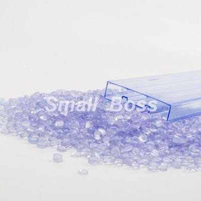 Highly Transparent Price Tag Extrusion Strip  Eco-friendly Rigid PVC Compound Granules