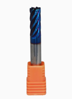 Six Flutes Milling Tool Nano Blue Coating End Mill Fine Milling Cutter