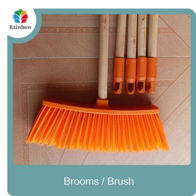 China Wholesale Angel Broom Customized Plastic Broom for Household Cleaning Hand Hold Broom