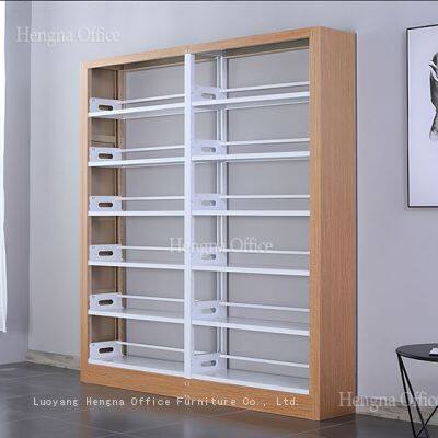 Prateleiras Metálicas para Arquivo MSB434 | Prateleira de Aço SPCC de Alta Resistência com Paradores de Livros para Escritórios de Contabilidade e Hospitais - Fábrica de Prateleiras de Aço Líder Hengna