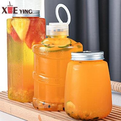 200ml 260ml 350ml Hot Sale Mini Capacity Transparent PET Milk Tea Champagne Soda Juice Beverage Bottles