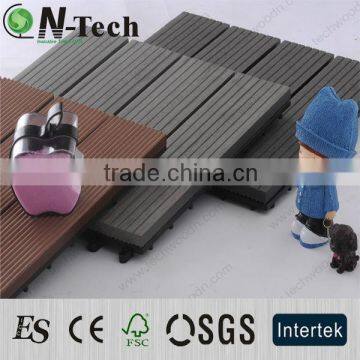 wood plastic decking tiles 300x300mm